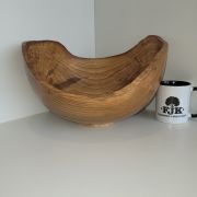 Spalted live edge elm
