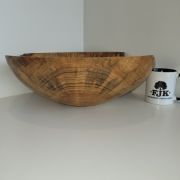 Natural edge spalted olive ash