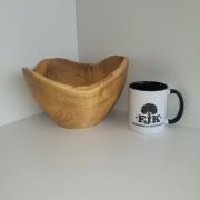 Live edge spalted sycamore bowl