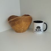 Live edge spalted sycamore bowl