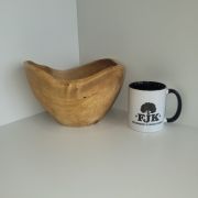 Live edge spalted sycamore bowl