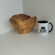 Live edge spalted sycamore bowl
