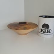 Dyed quilted sycamore vessel