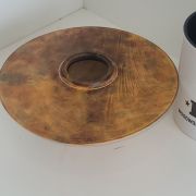 Dyed quilted sycamore vessel