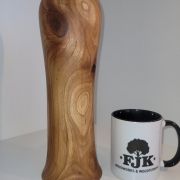 Spalted cherry vase
