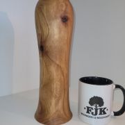 Spalted cherry vase