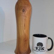 Spalted cherry vase