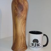 Spalted cherry vase