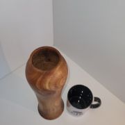 Spalted cherry vase