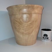 Large spalted sycamore vase