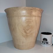 Large spalted sycamore vase