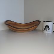 Natural edge spalted willow