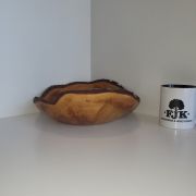 Natural edge spalted willow