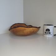 Natural edge spalted willow