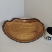Natural edge spalted willow